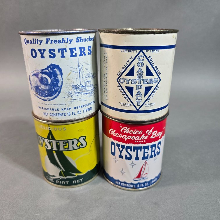 4 Pint Oyster Cans