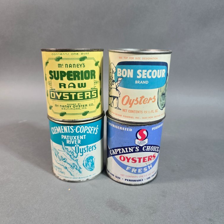 4 Pint Oyster Cans