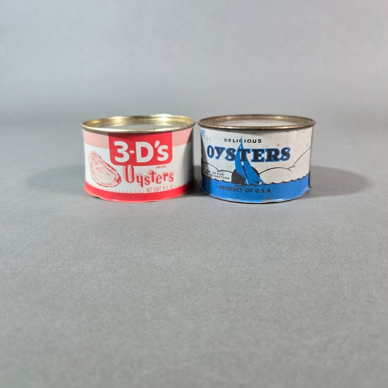 3D & Fisher Bros. Oyster Cans