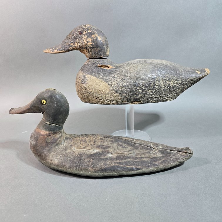 Two Factory Gunning Decoys