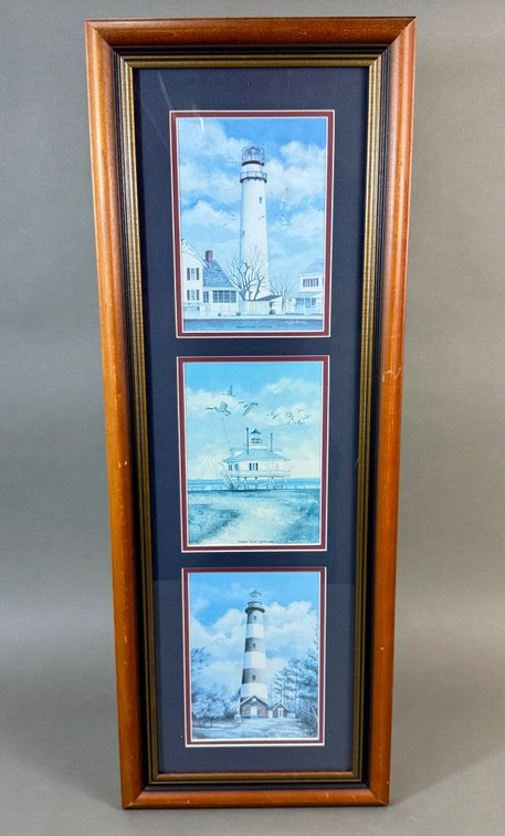Framed Lighthouse Print