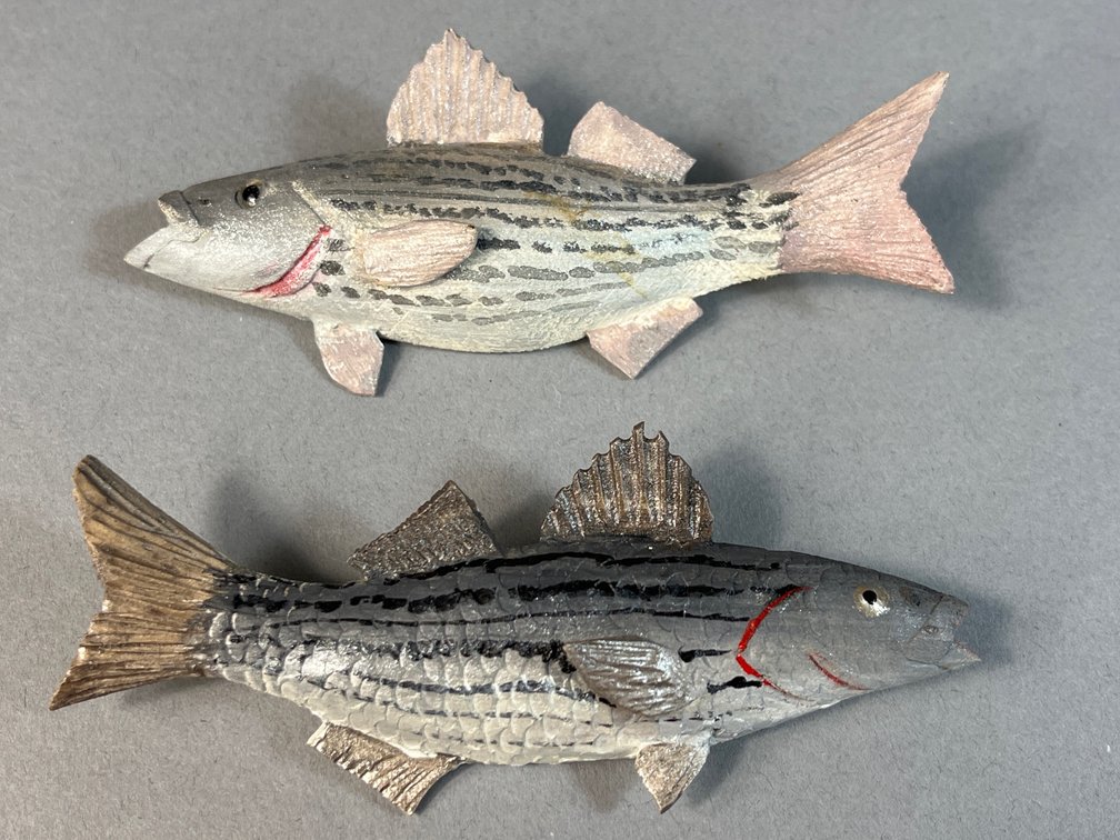 Ron Rue, Dorchester City, MD, Striped Bass Pins