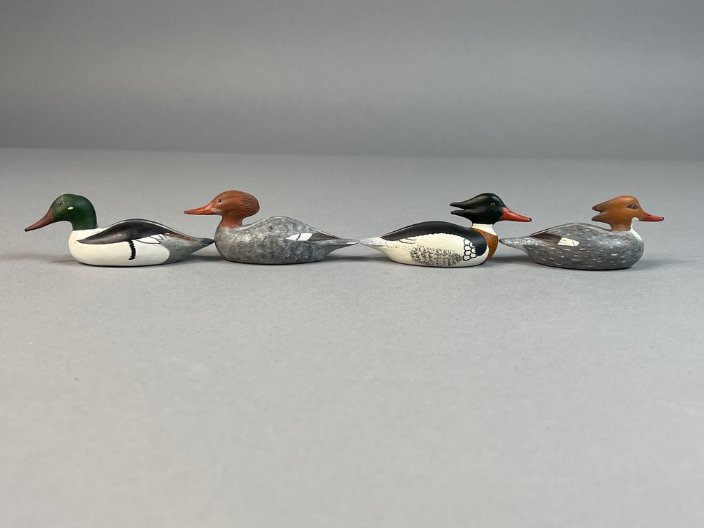 R Hess, Delta, PA, Merganser Pairs
