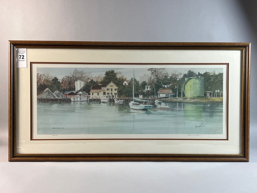 Willie Crockett, Onancock, VA, Watercolor Print