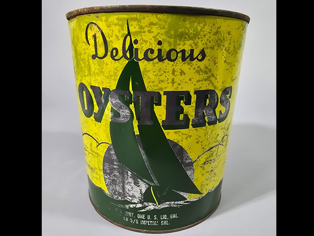 Adams Oyster Co. Oyster Can 