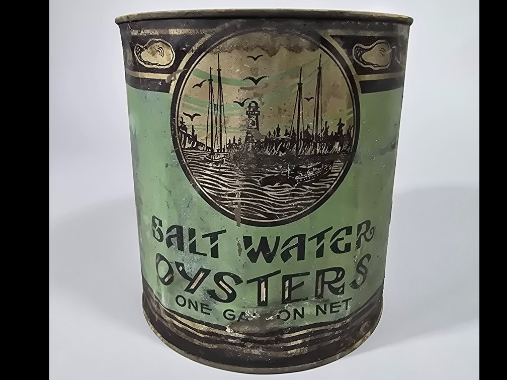 Virginia Stock Oyster Can 
