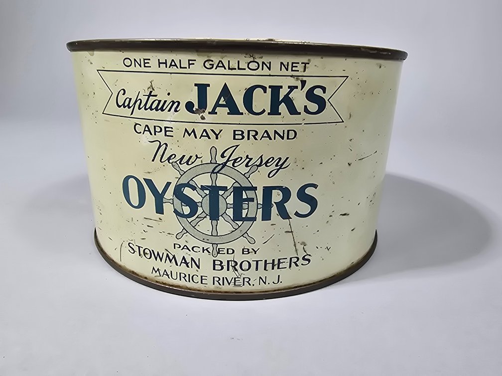 Capt. Jack's Cape May Brand Oyster Can 