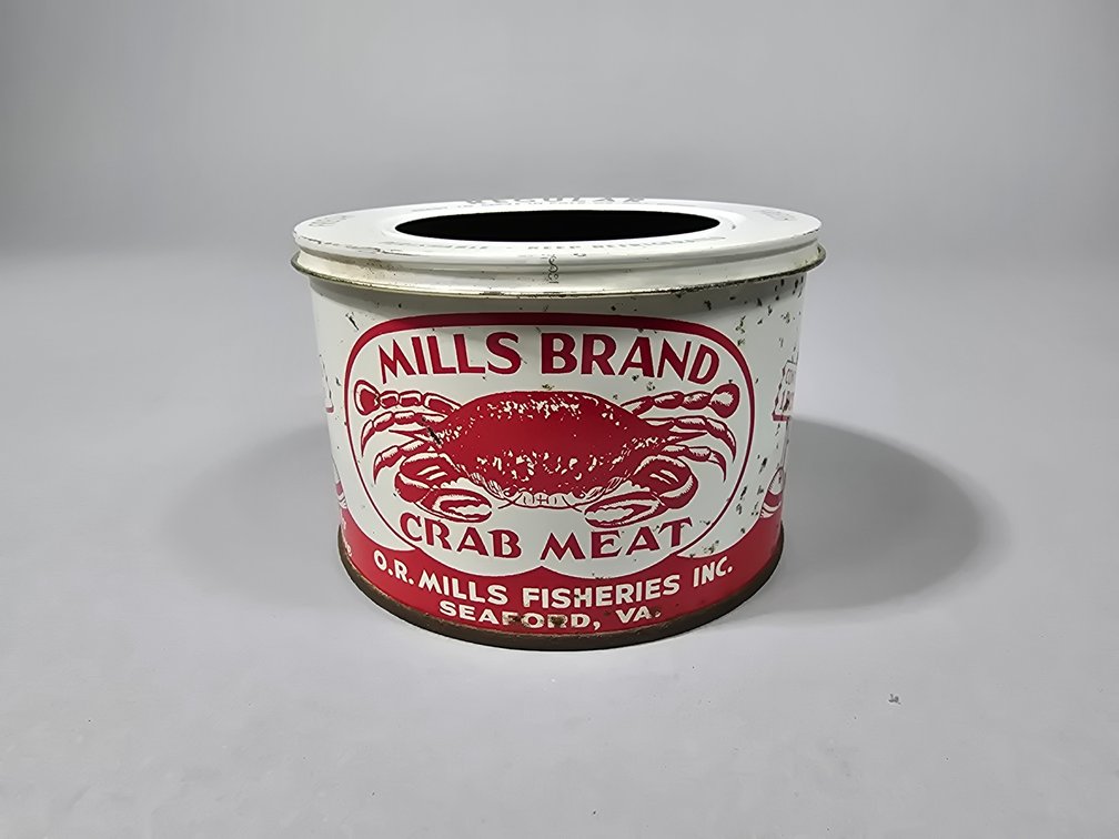 Mills Brand Crab Meat Can 