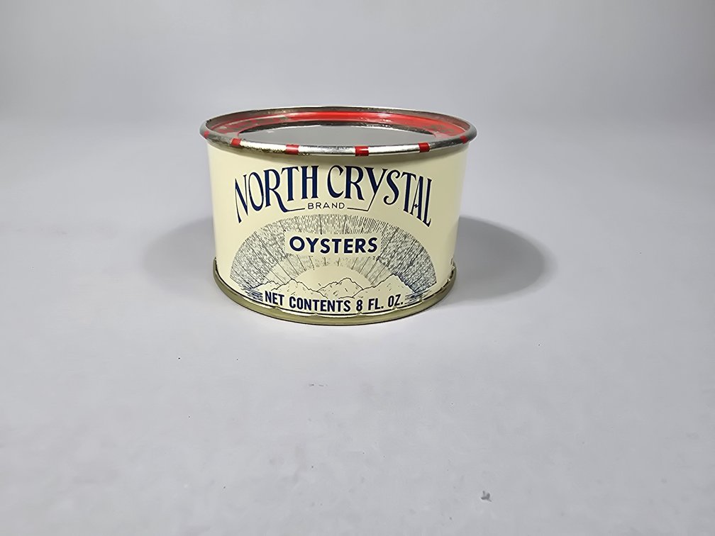 North Crystal Brand Oyster Can 