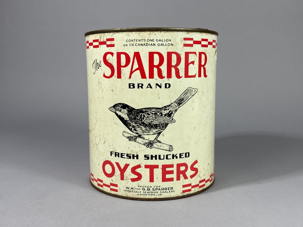Sparrer Brand Oyster Can