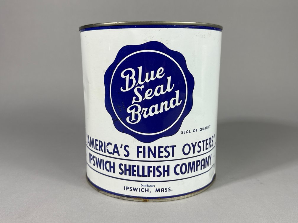 Blue Seal Brand Oyster Can