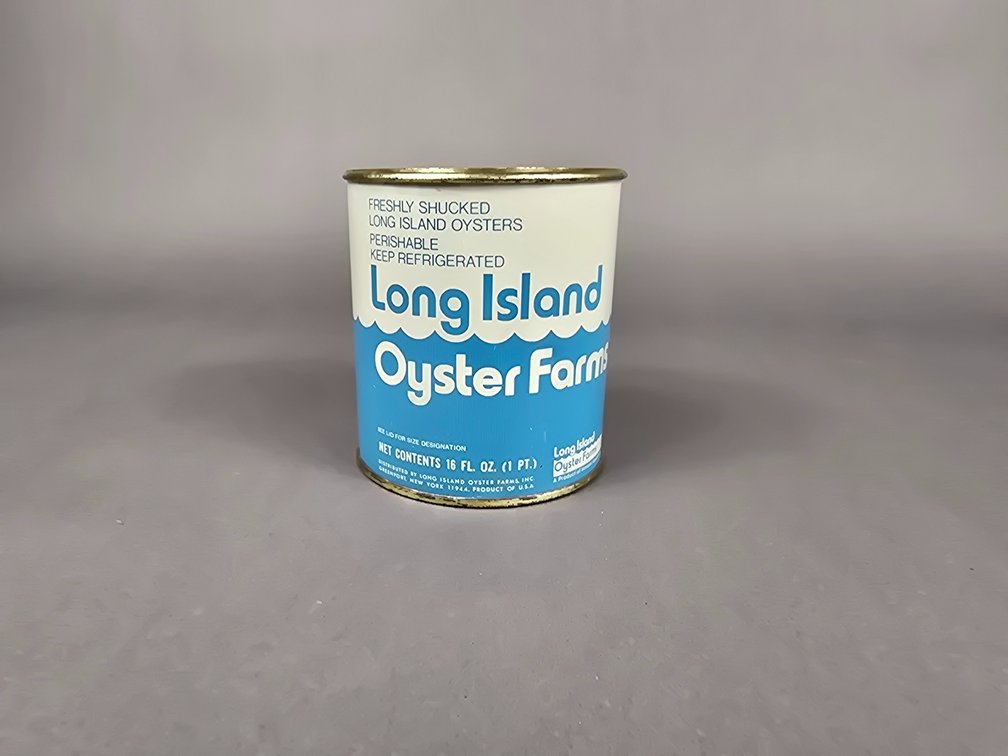 Long Island Oyster Farms Brand Can