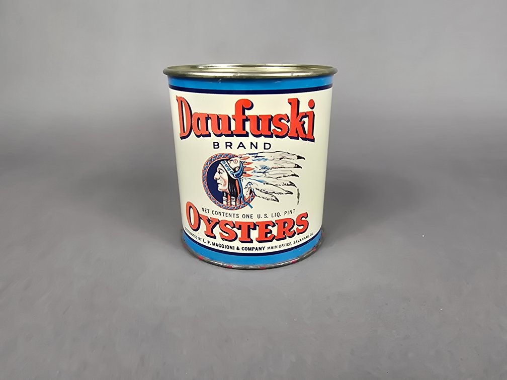 Daufuski Brand Oyster Can 