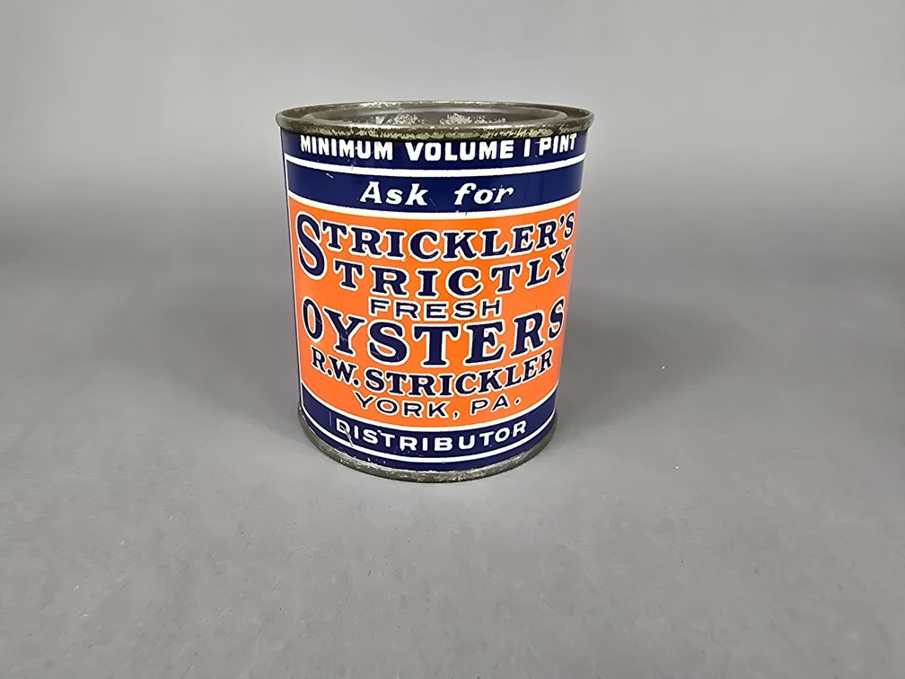 Strickler's Brand Oyster Can 