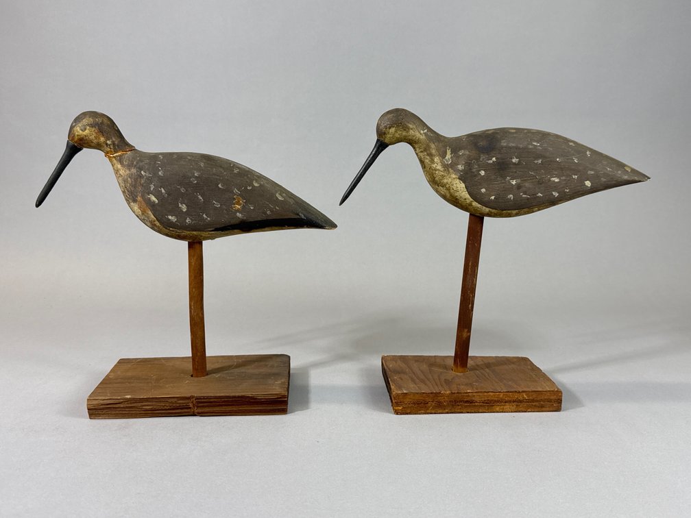Pair Yellow Leg Flatties From New Jersey 