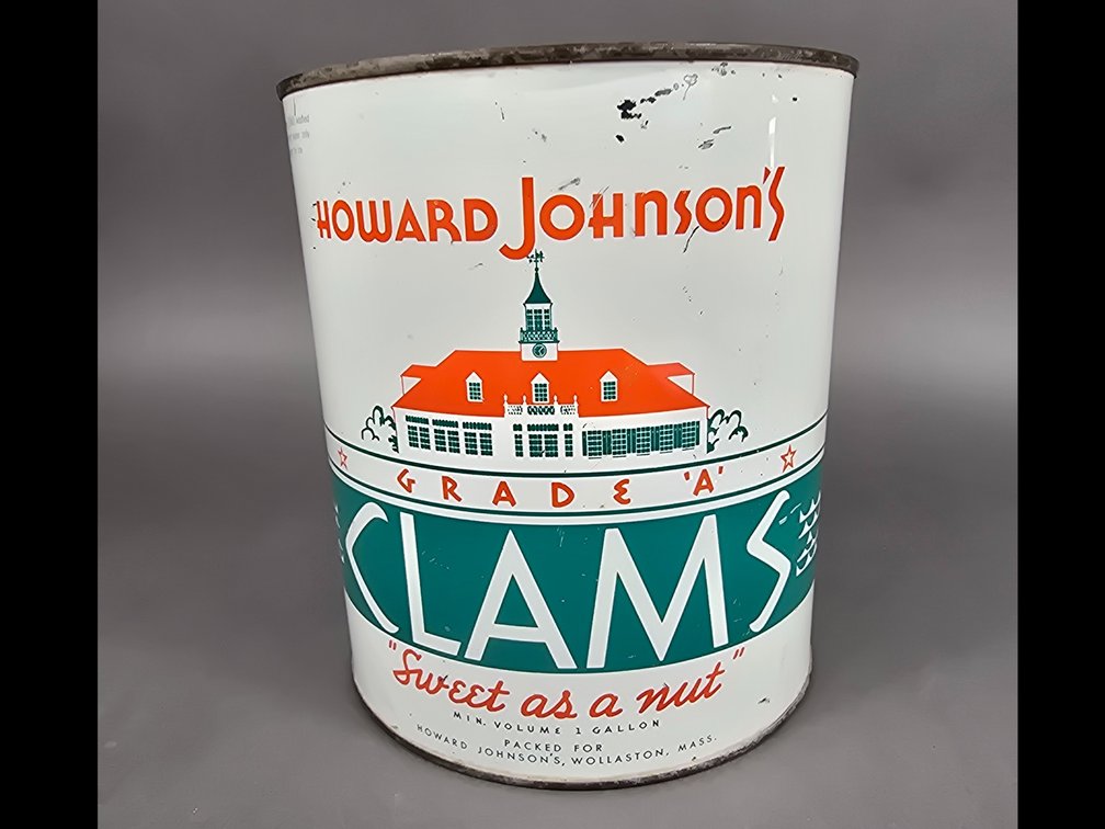 Howard Johnson Brand Clam Can 