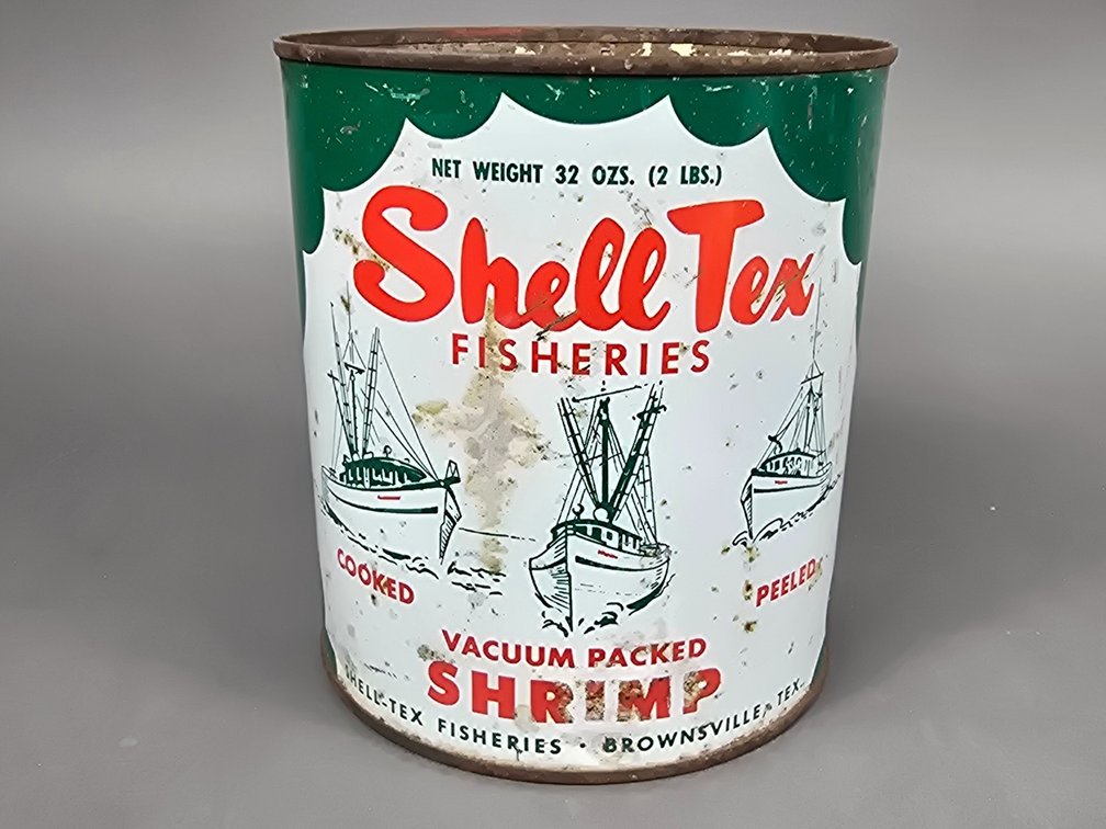 Shell Tex Shrimp Meat Can 