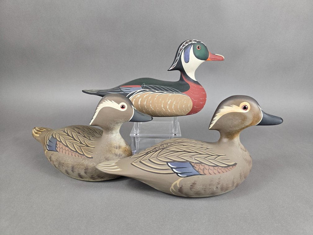 Stoney Point Decoy Factory OakvHall, VA Wood Ducks