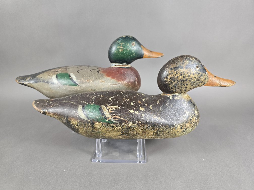 Mason Decoy Factory, Detroit, MI, Mallard Pair