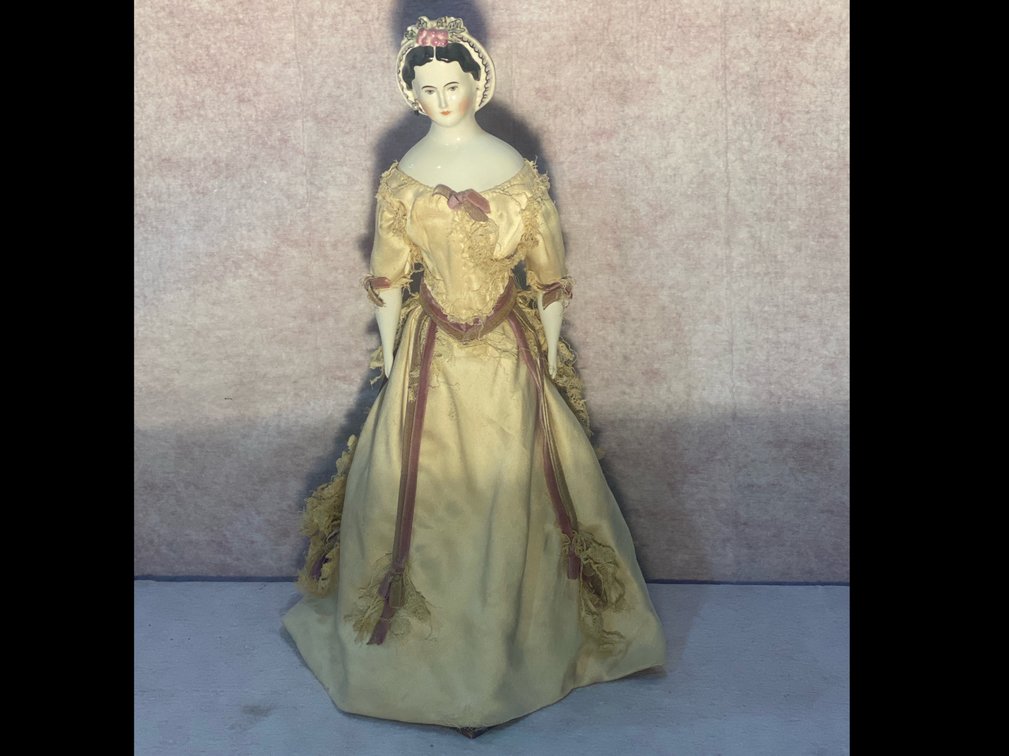 Emma Clear Doll Signed on Back of Shoulder 19" Tall