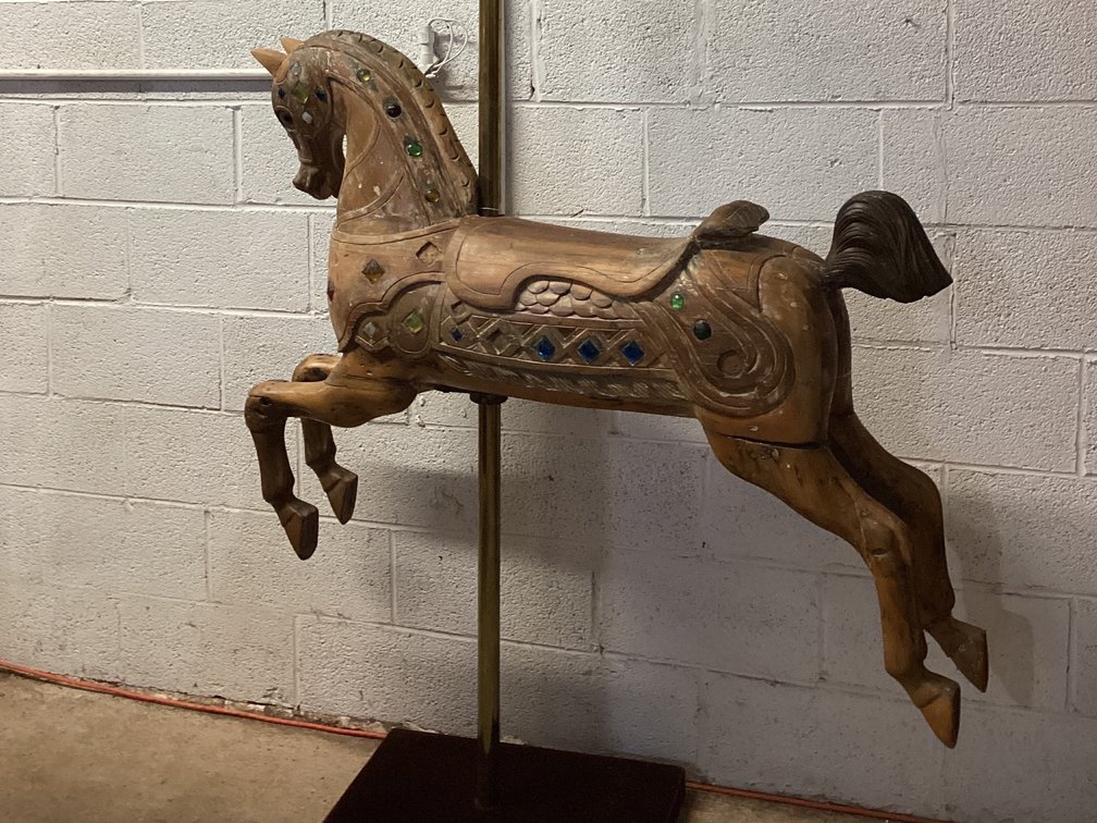 Carousel Horse 45” Wide 55” Tall 11” Deep 
