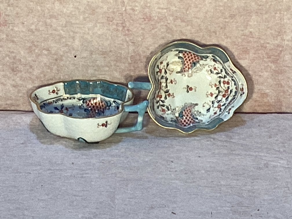 Herend Cornucopia Porcelain Dish Pair