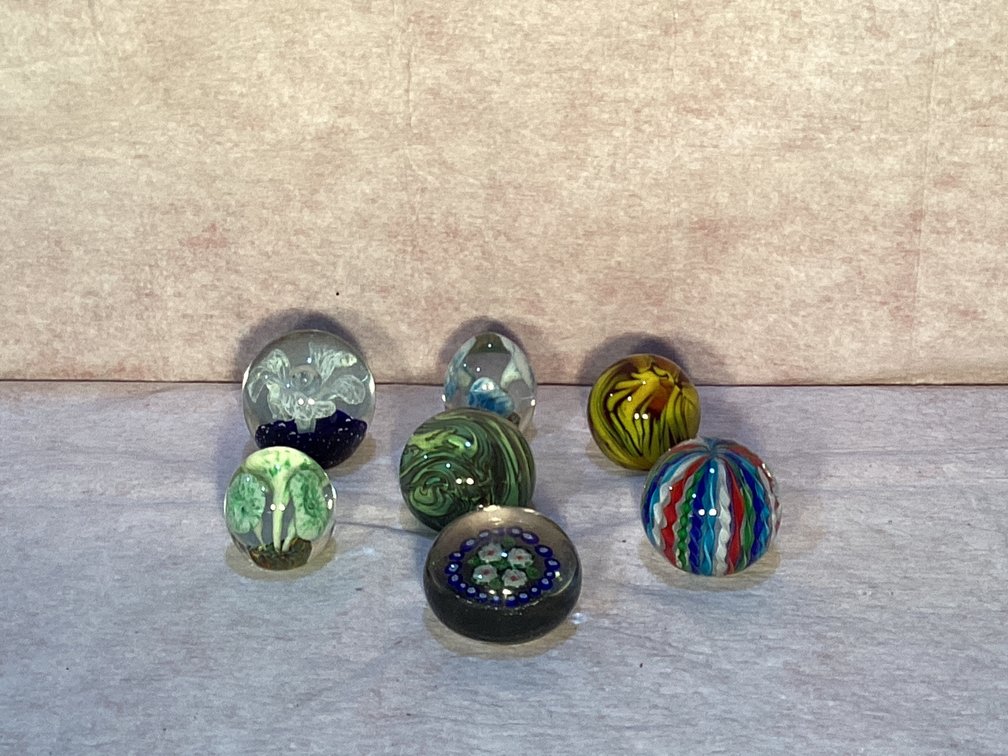 Assorted Glass Paperweights 