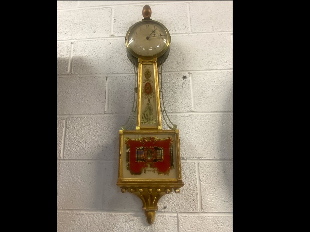 Waterbury Banjo Clock 40" Tall 