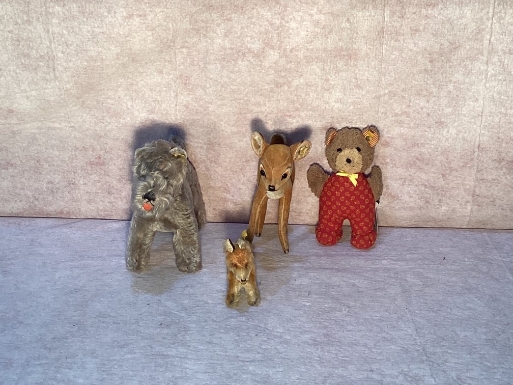 Steiff Animals Set of 4
