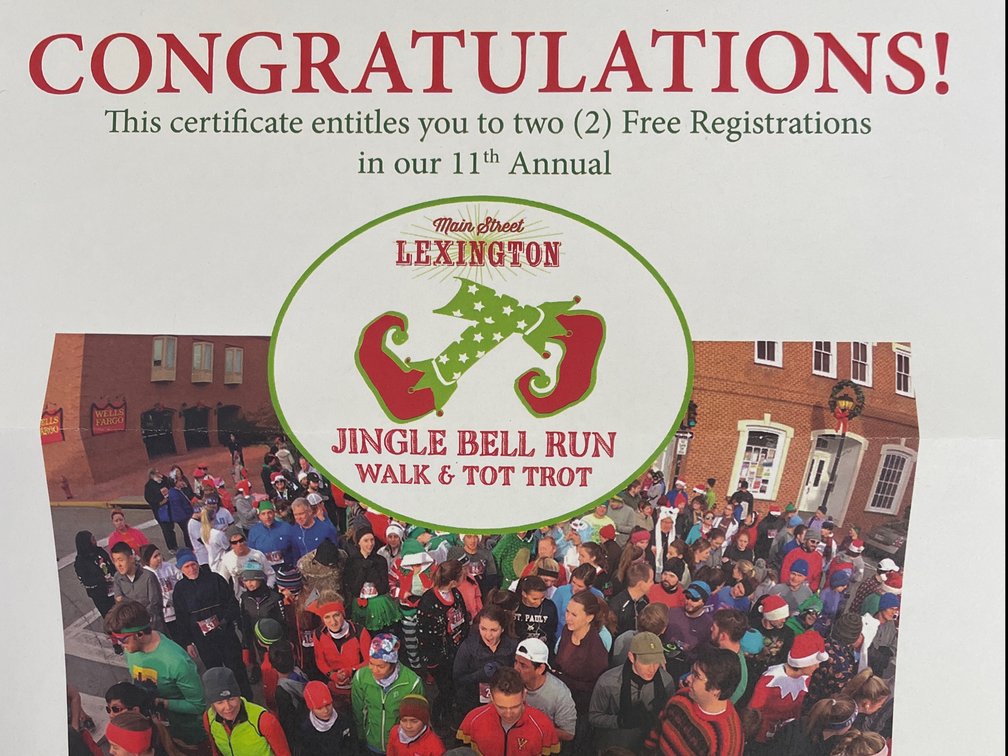 Jingle Bell Run Registrations 