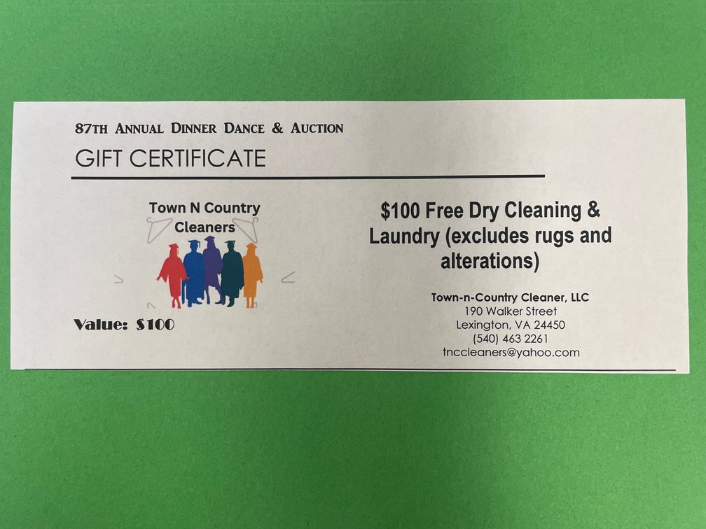 Town-n-Country Gift Certificate 