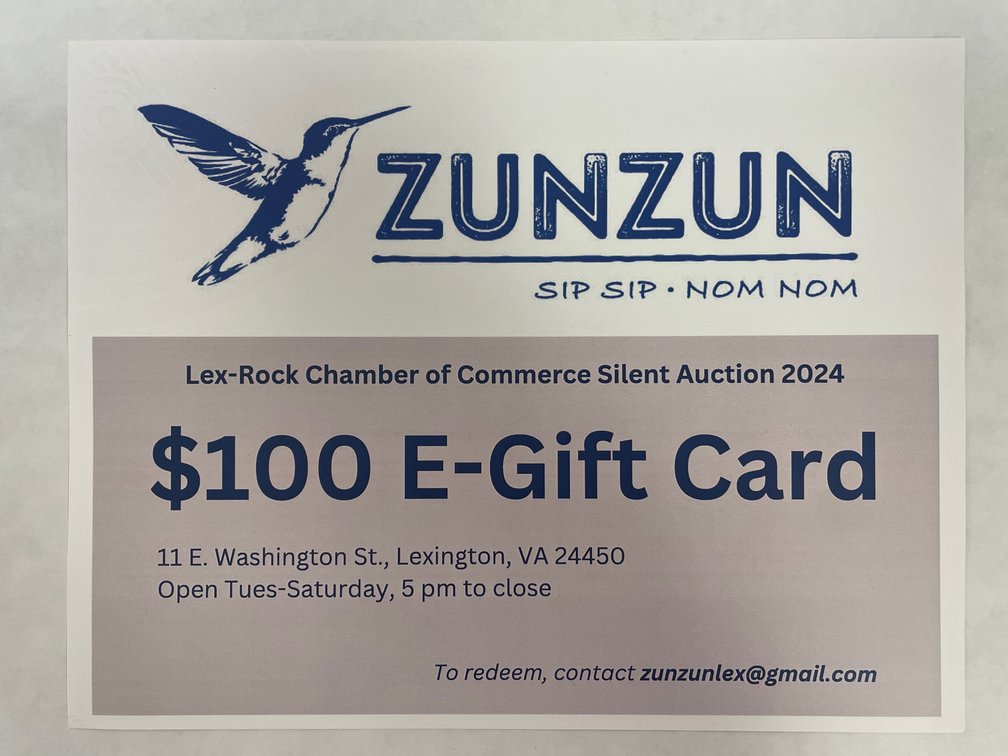 ZUNZUN gift certificate 