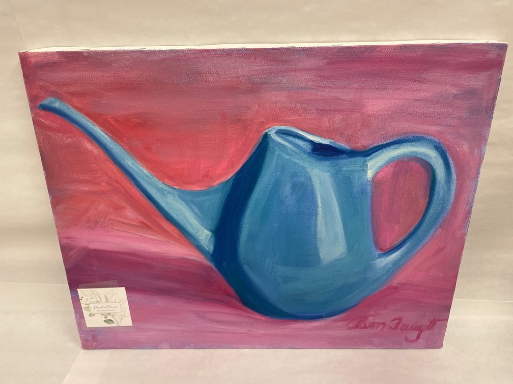 Hand Painted Watering Can 