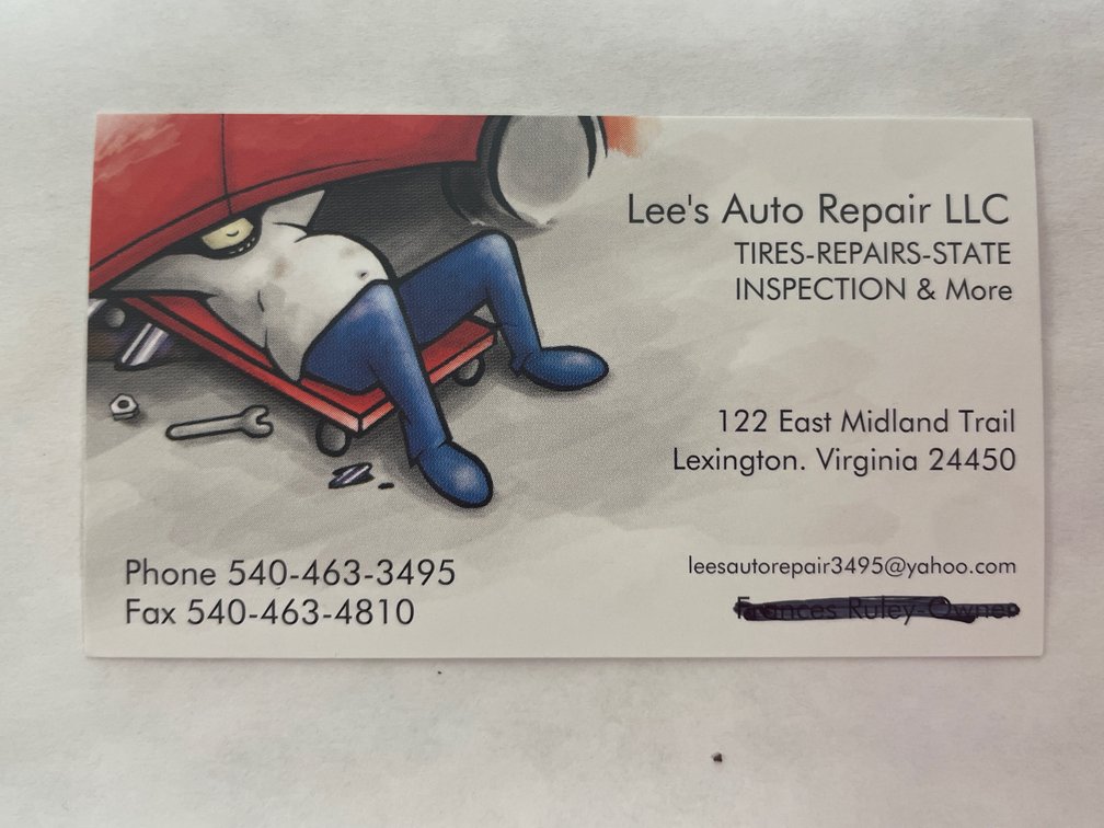 Cooper & Lee’s Auto Repair Oil Change 