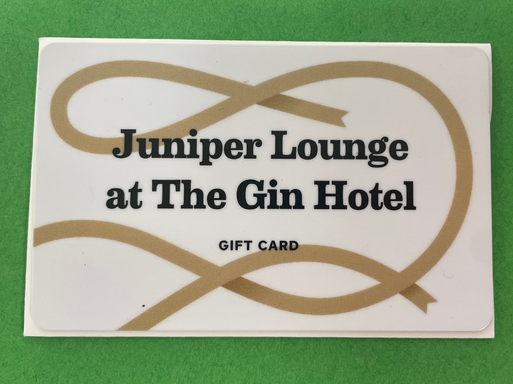 Juniper Lounge at The Gin Hotel gift card