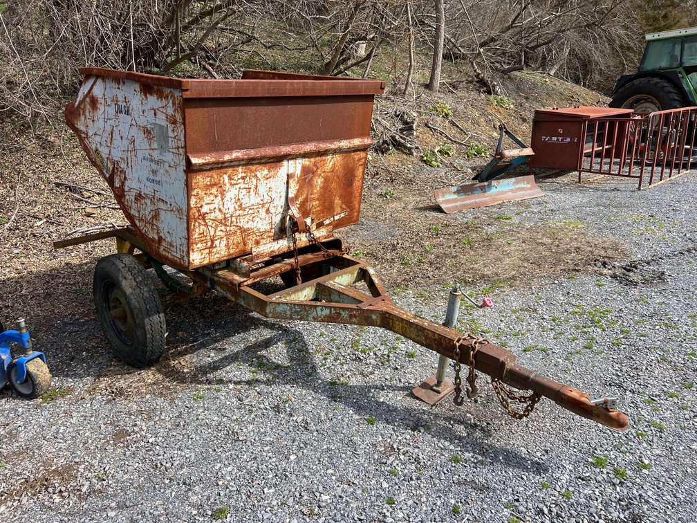 Home made dump trailer 