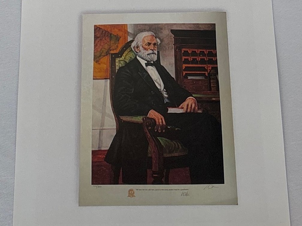 Signed Print of Robert E. Lee