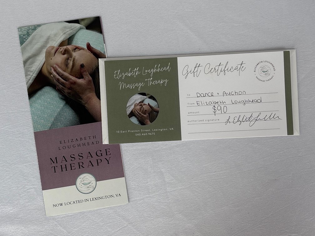 Massage Therapy Gift Certificate