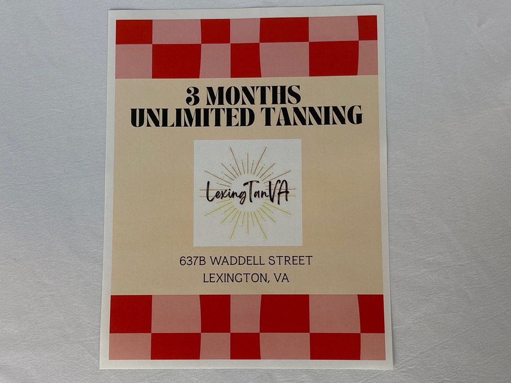 3 Months Unlimited Tanning