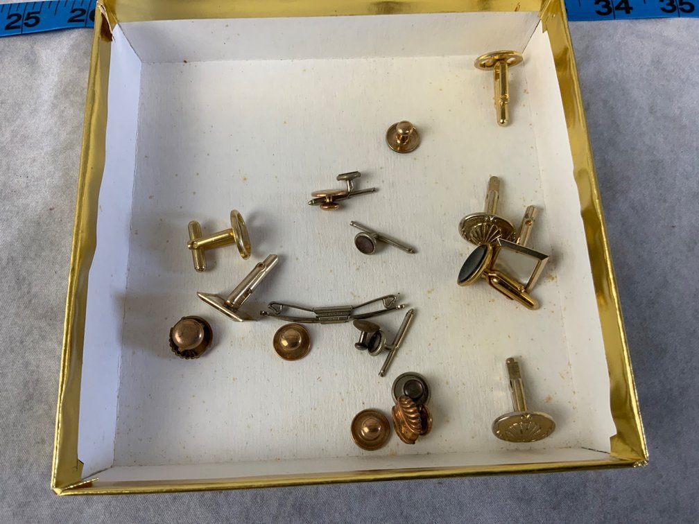 Metal Cuff Links and Studs