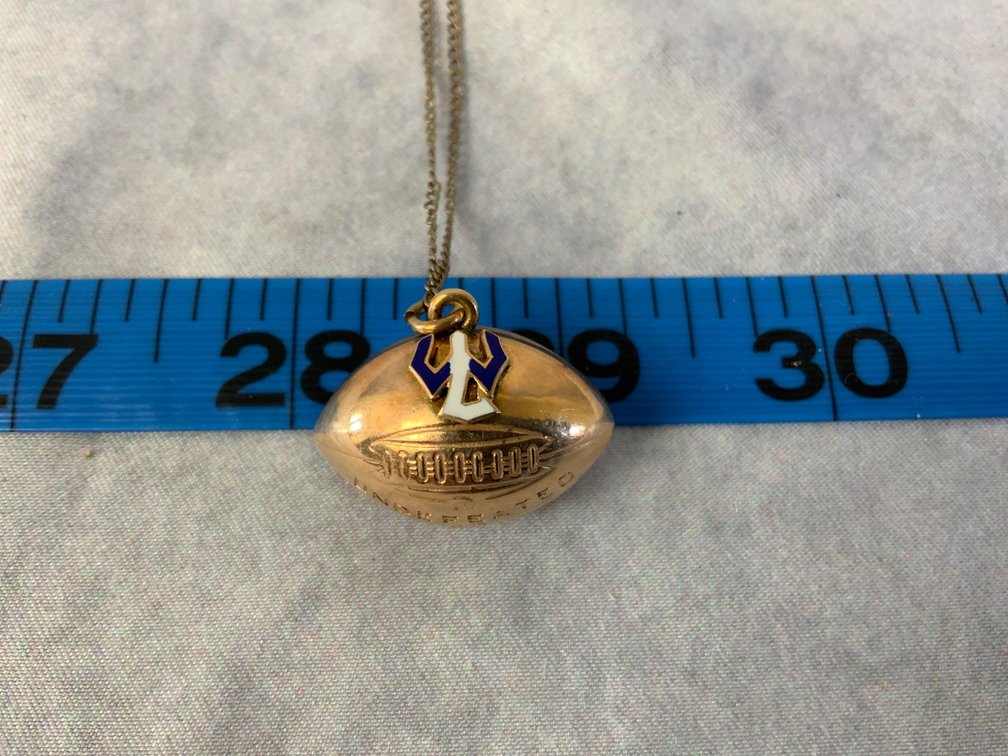 Washington and Lee 1960 Football Charm