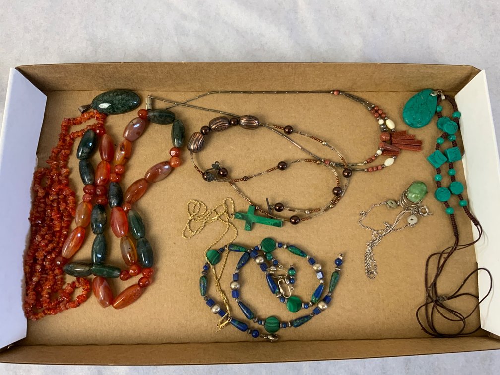 Multi-Stone and Beaded Necklaces