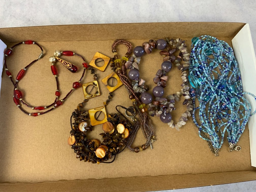 Beaded Jewelry Including Necklaces and Bracelets