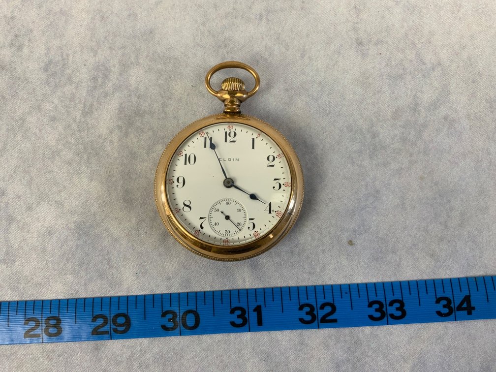 Marked 14 kt. Elgin Pocket Watch, 17 Jewels