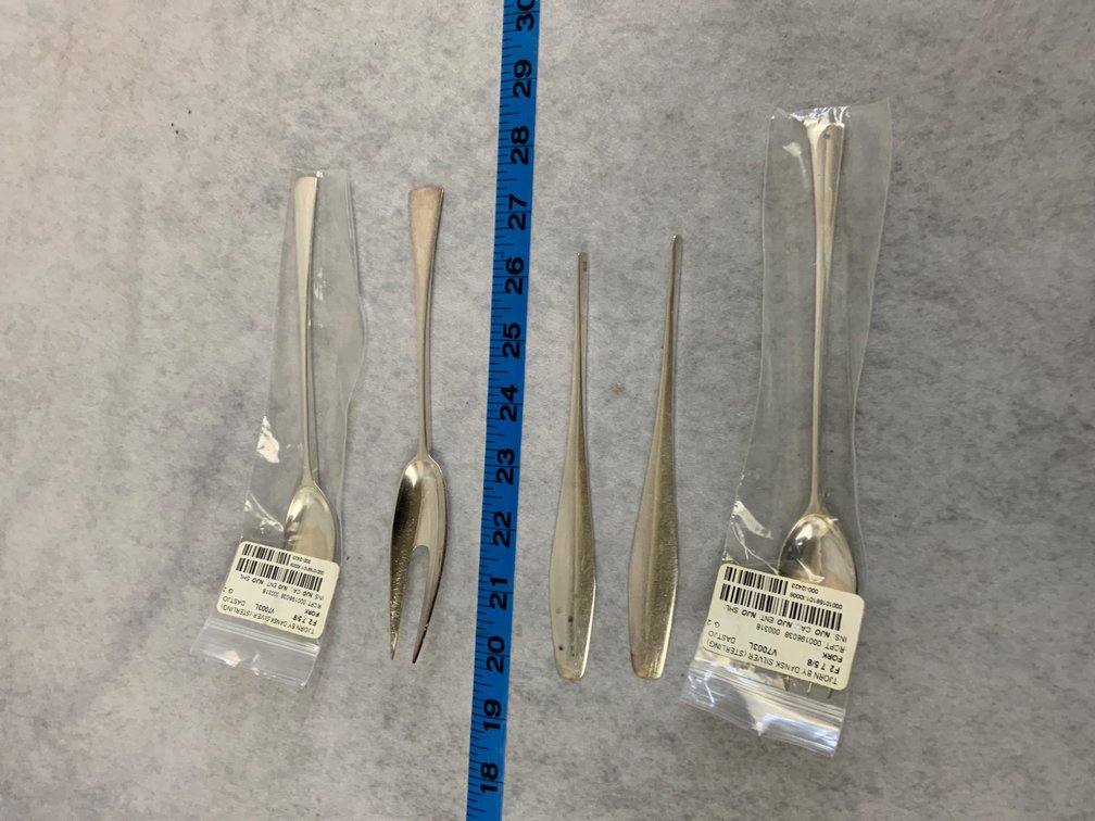 Five Dansk Sterling Silver Utensils
