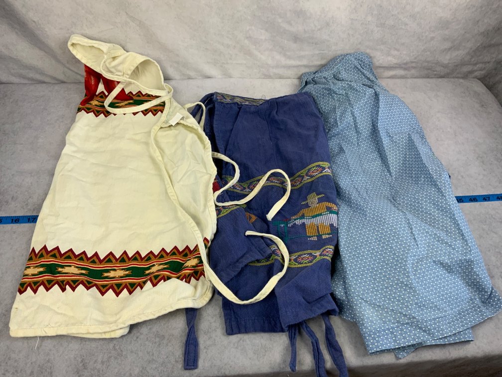 Three Fabric Aprons
