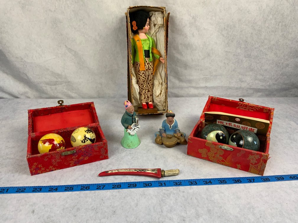 Asian-Themed Collectibles Including Figurines