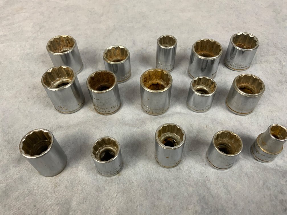Fleet 15-Piece 1/2-Inch Drive Sockets