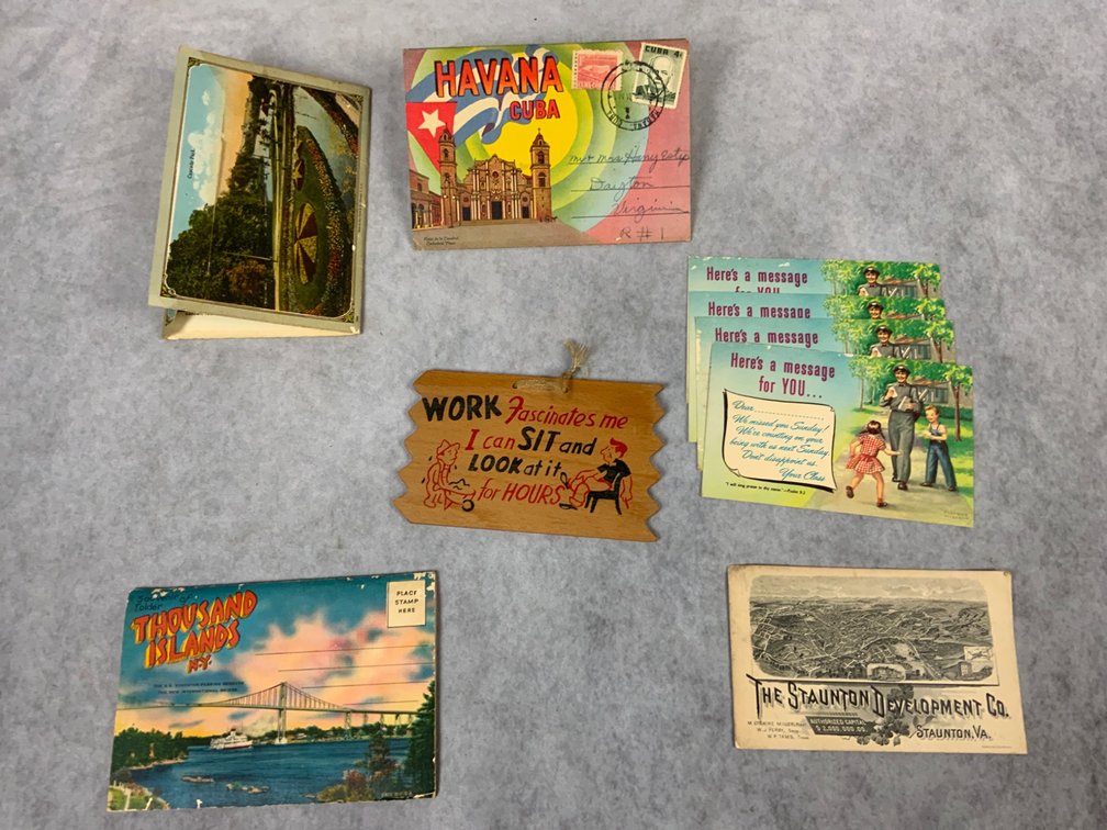Vintage Postcards and Fold-Out Booklets