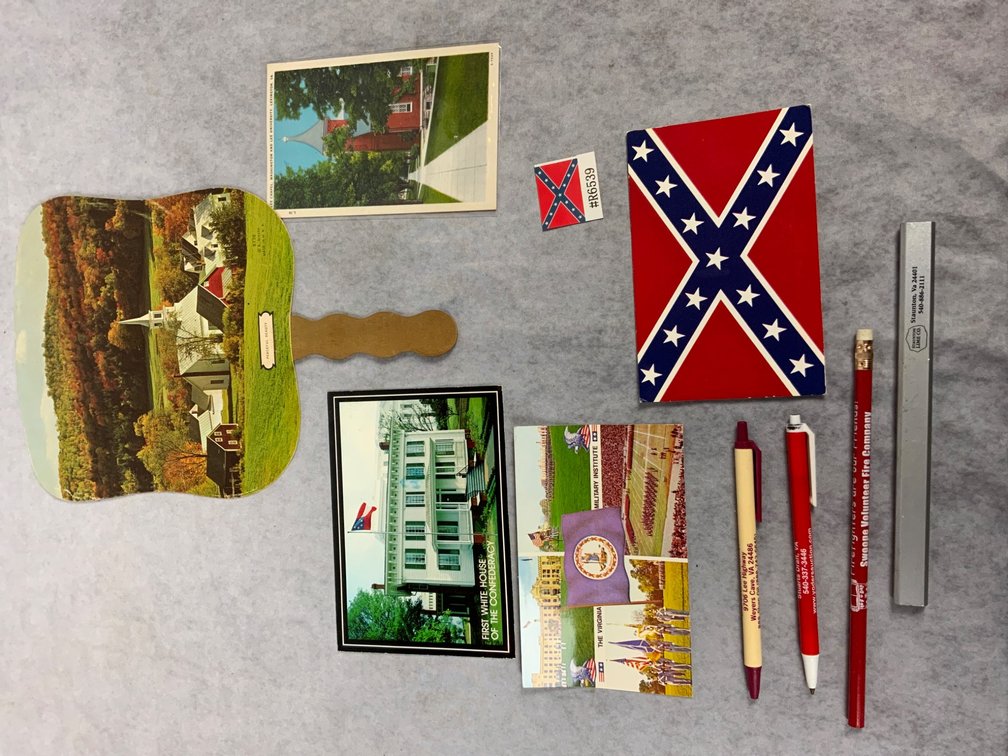 Local Postcards, Fan, and Advertising Items